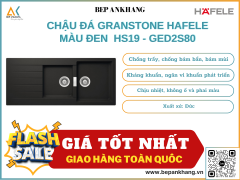 CHẬU ĐÁ GRANSTONE HAFELE MÀU ĐEN  HS19 - GED2S80  570.35.370